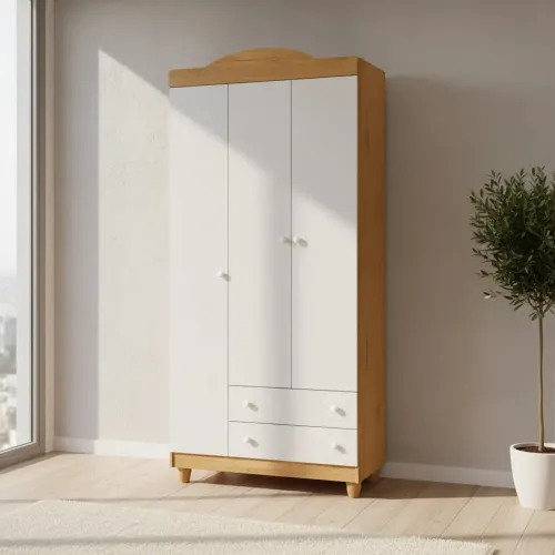Guarda roupa 3 portas infantil