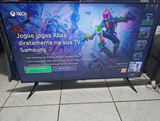 Tv Smart Samsung 50 4k borda infinita com Xbox e Alexa integrado