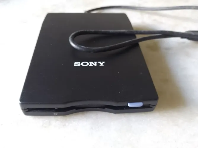USB Portable diskette drive.