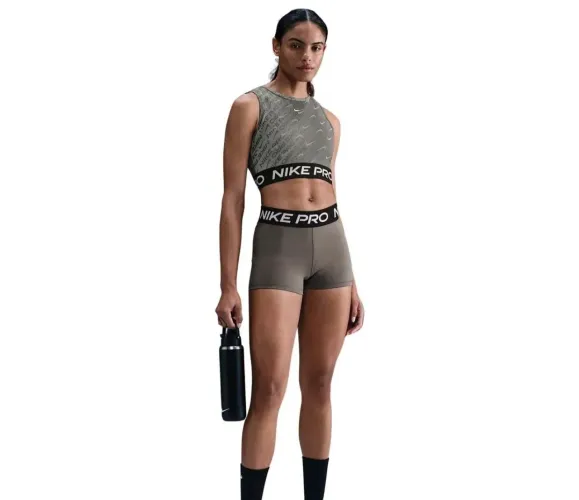 Top Nike Dri-fit Pro Crop Tank All Over Print Adulto