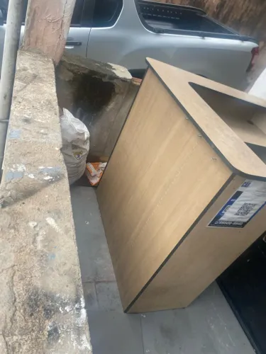 Balcão de loja em L