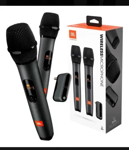 2 Microfone JBL recarregável