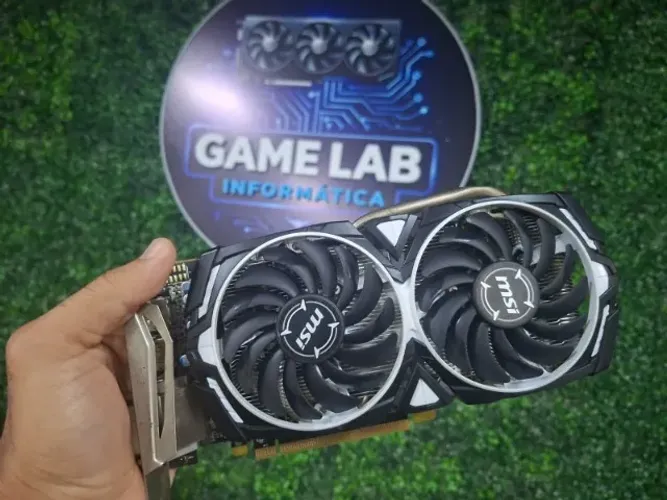 Placa de vídeo RX 570 4GB MSI ARMOR - toda Testada e Revisada, retire em nossa loja