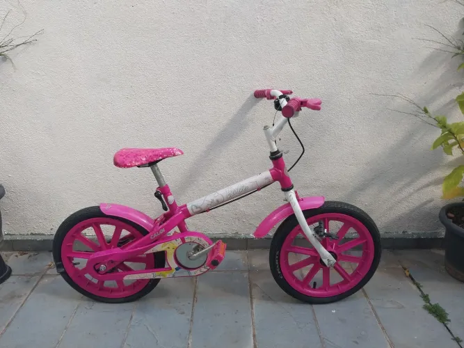 Bicicleta Caloi Barbie Aro 16