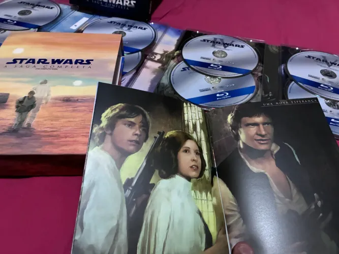 Coleção Bluray starwars 