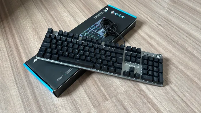 Teclado Gamer Mecânico Fortrek G Pro K7 Plus RGB - Completo na Caixa