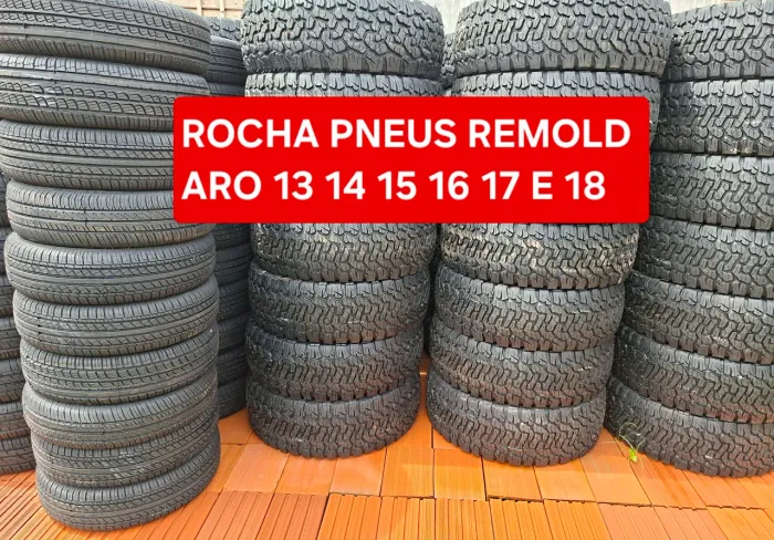 Rocha Pneus Remold com selo do Inmetro aceito na vistoria e com garantia