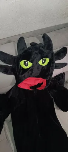 Kigurumi/Fantasia/Pijamado personagem Banguela da animação Como Treinar seu Dragão<br>