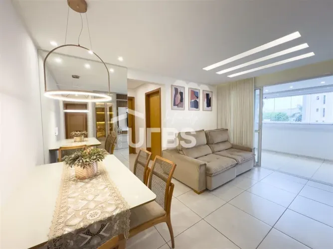Apartamento à venda no Setor Oeste, 2 quartos sendo 1 suíte, 1 vaga, próximo à Praça do So