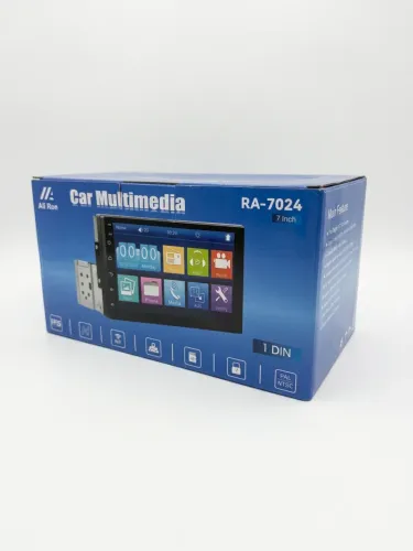 Central Multimídia Ali Ron RA-7024 7? 1 DIN + Câmera de Ré