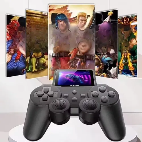 CONTROLE GAMER COM TELA 520 JOGOS