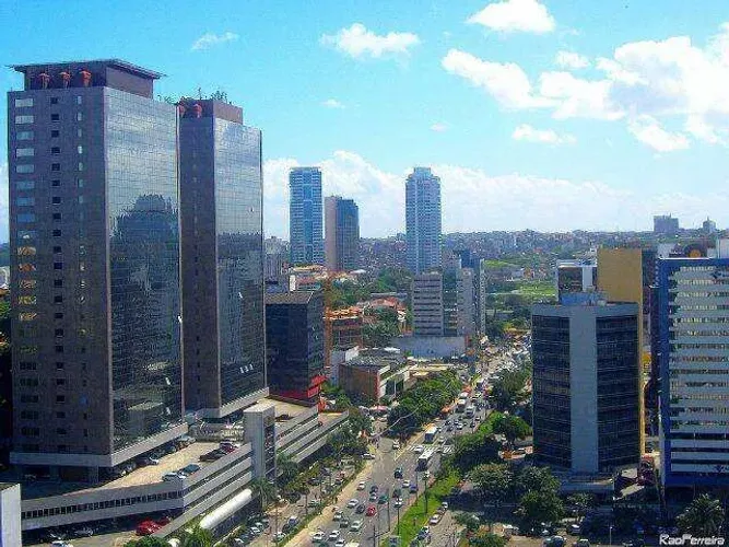 Sala Comercial Salvador Trade Center 66m² Av. Tancredo Neves Decorada 2 vagas