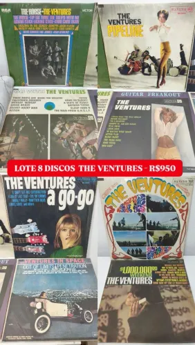 THE VENTURES LOTE 8 DISCOS