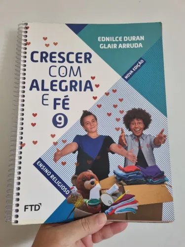 livro crescer com alegria e fé 9