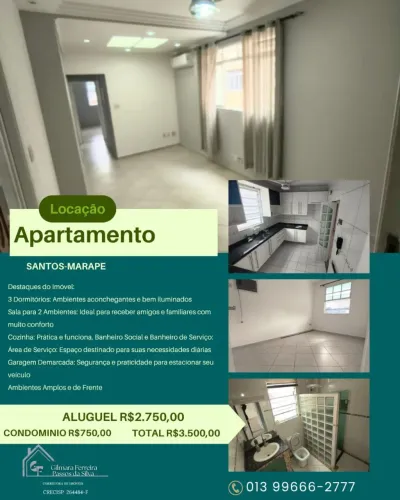 Apartamento para alugar 