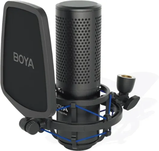 Microfone Condensador Boya By-m1000 Pro Xlr Gravação Estúdio Podcasts(Lacrado)