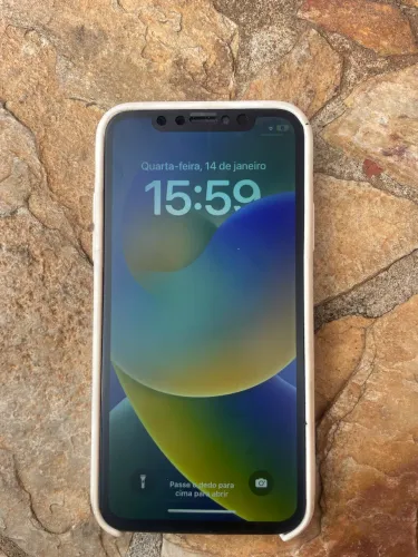 iPhone XS 64GB - Bateria 100% (Tela e Traseira Intactas, Sem Trincados)