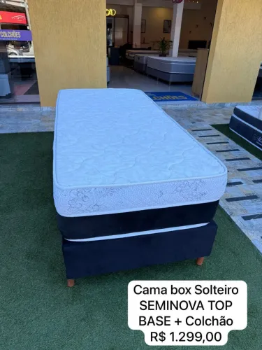 Cama box SOLTEIRO SEMINOVA TOP - ENTREGAMOS