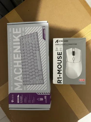 Kit Gamer - Teclado Machenike K500 + Mouse Attack Shark R1
