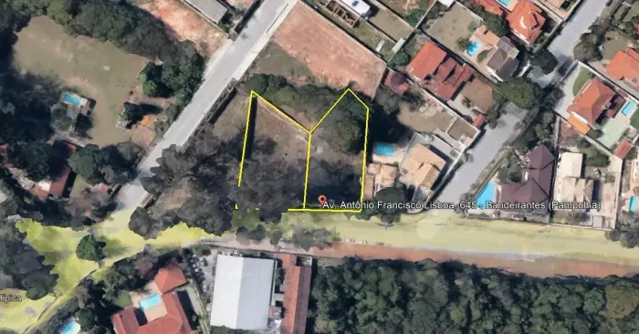 Lote para venda com 2.072 metros quadrados em Bandeirantes (Pampulha) - Belo Horizonte - M