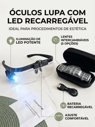 LUPA/ÓCULOS PARA ESTÉTICA