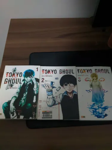 Mangá Tokyo Ghoul volumes 1 ao 3