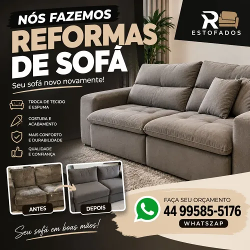 Reforma de Sofás em Mandaguari PR | RB Estofados