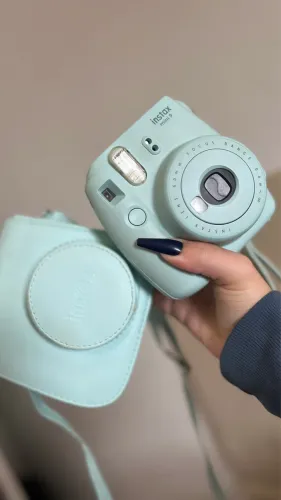 Polaroid Instax Mini 9 - Azul Aqua + Bolsa Original