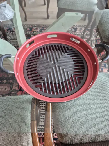 Panela para  Churrasco Grill Antiaderente Fogão  Sem fumaça 