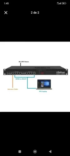 USADO-Routerboard Mikrotik RB3011 usado