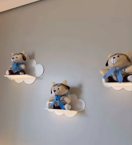 Urso para decoração infantil | URSO AVIADOR (aviação)