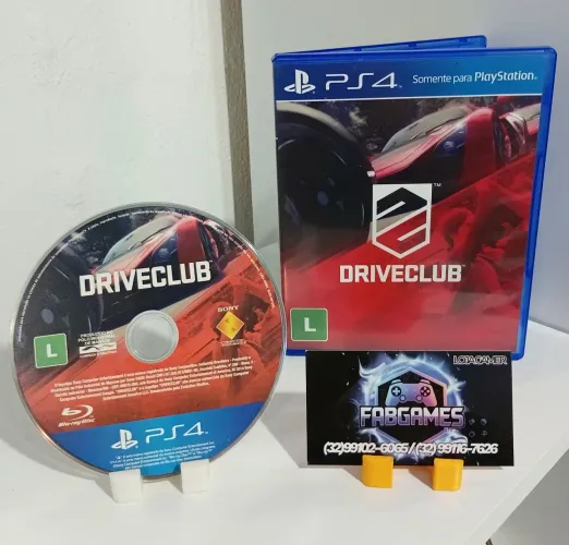 JOGO PS4 Drive club. Aqui na LOJA FABGAMES