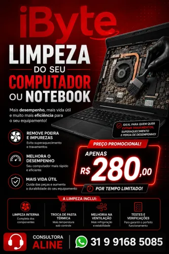 Limpeza Pc e Notebook