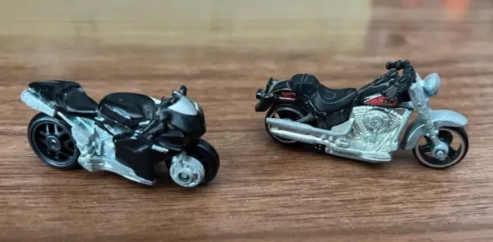 Coleção de motos hot wheels
