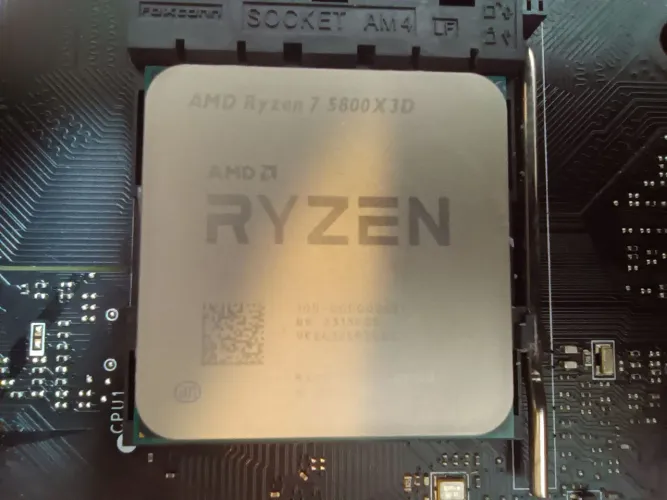 Kit Ryzen 5800x3d + placa mãe B550 10x sem juros