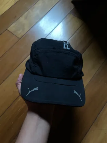 Boné Puma x Pleasures 5 Panel Preto 