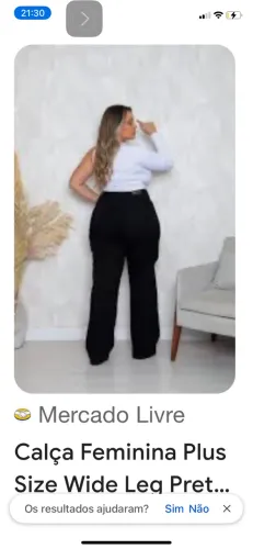 Calça feminina plus