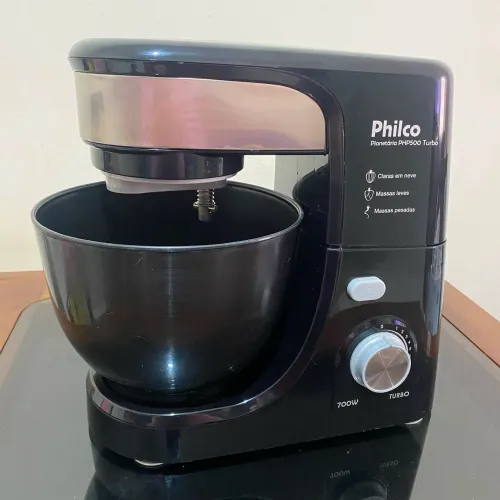 Batedeira Planetária Philco PHP500 Turbo 700W com Tigela 4,5L