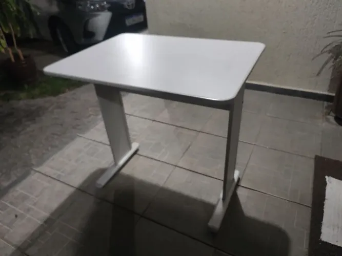 Mesa escritório cinza 80 cm x 60 cm
