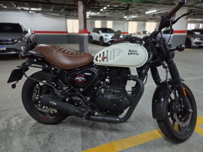 Royal Enfield Hunter 350 Dapper White Único Dono