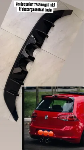 Spoiler traseiro p/ golf mk7  tsi gti 