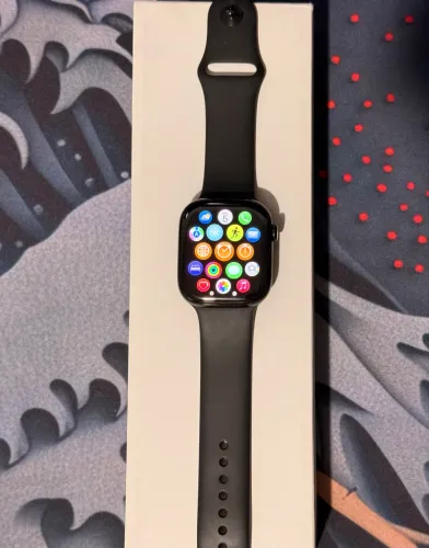 Apple Watch Series 11 46mm GPS Jet Black + Caixa e Acessórios Originais