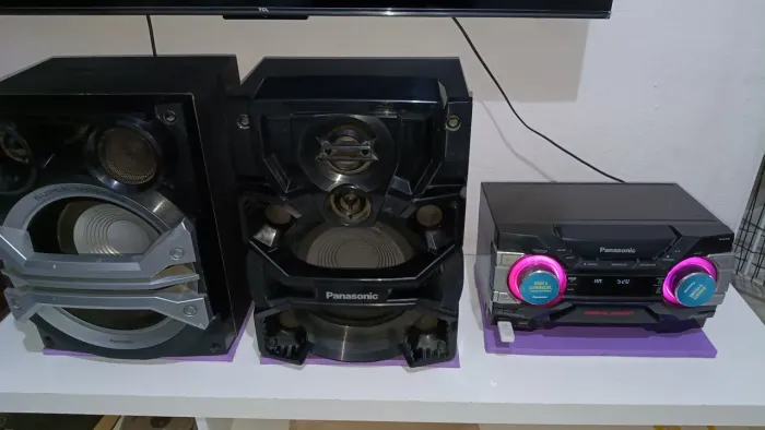 Som Panasonic SA-AKX660 + Altos falantes só R$ 700,00