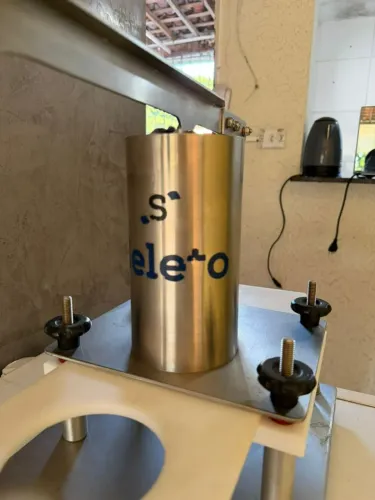 Prensa Manual para Hambúrguer Inox - Modelo Seleto