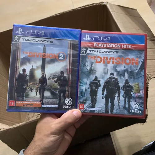 Kit jogos the division 1 e 2 lacrados ps4 play 4