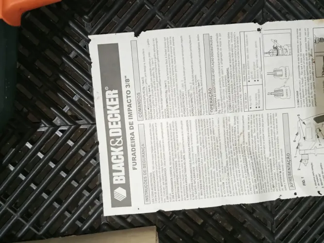Furadeira Black e decker