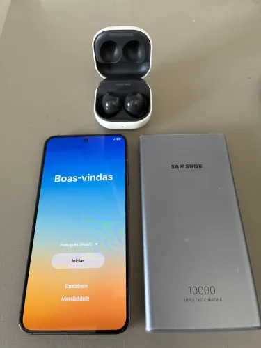 Kit Samsung: S24, Buds2 e Carregador Portatil