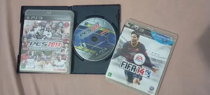 Jogos PS3 mídia física (futebol)