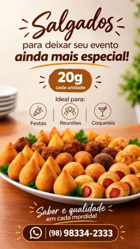 Salgados para Eventos