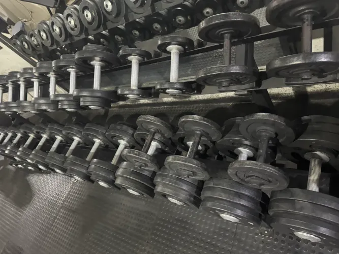 Kit de alteres com suporte para musculação
